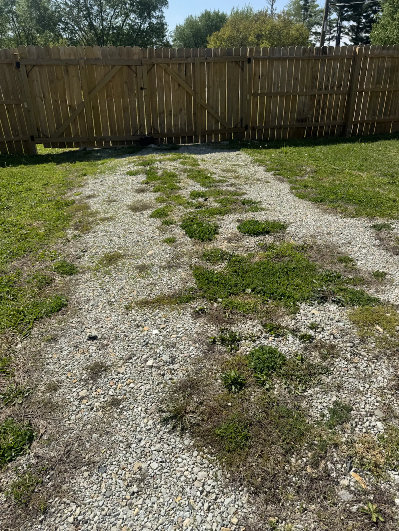 Gravel driveway installation at a property in central Indiana (photo 2)