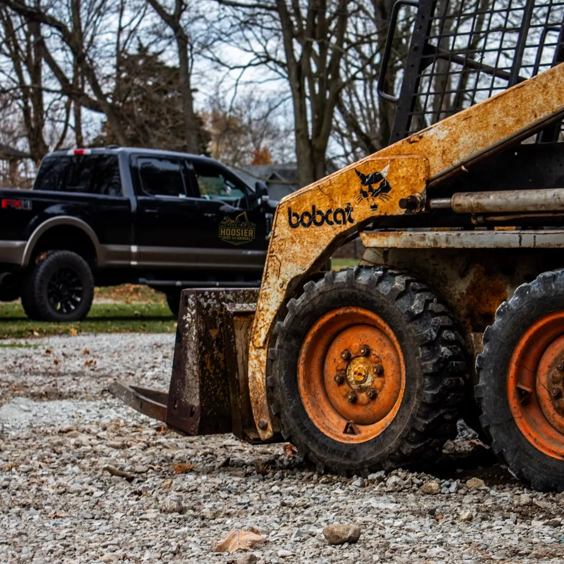 Travis Cobler, owner-operator of Hoosier Dirt & Gravel